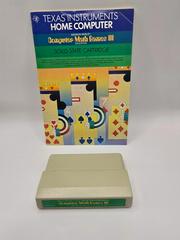 Computer Math Games III TI-99 Prices