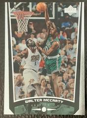 Walter McCarty #9 Basketball Cards 1998 Upper Deck Prices