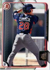 Bradley Zimmer #154 Baseball Cards 2015 Bowman Draft Prices