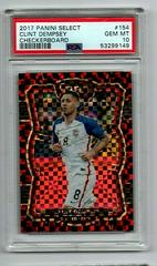 Clint Dempsey [Checkerboard] Soccer Cards 2017 Panini Select Prices