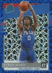 Tyrese Maxey [Blue Velocity] Basketball Cards 2020 Panini Donruss Optic Prices