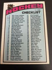 Checklist 1-132 Hockey Cards 1976 Topps Prices