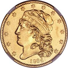 1834 [PLAIN 4] Coins Capped Bust Half Eagle Prices