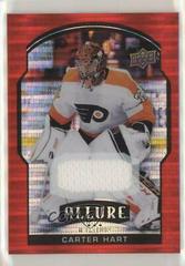 Carter Hart [Red Rainbow] Hockey Cards 2020 Upper Deck Allure Prices