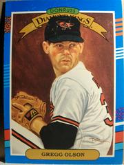 Gregg Olson #23 Baseball Cards 1990 Panini Donruss Diamond Kings Prices