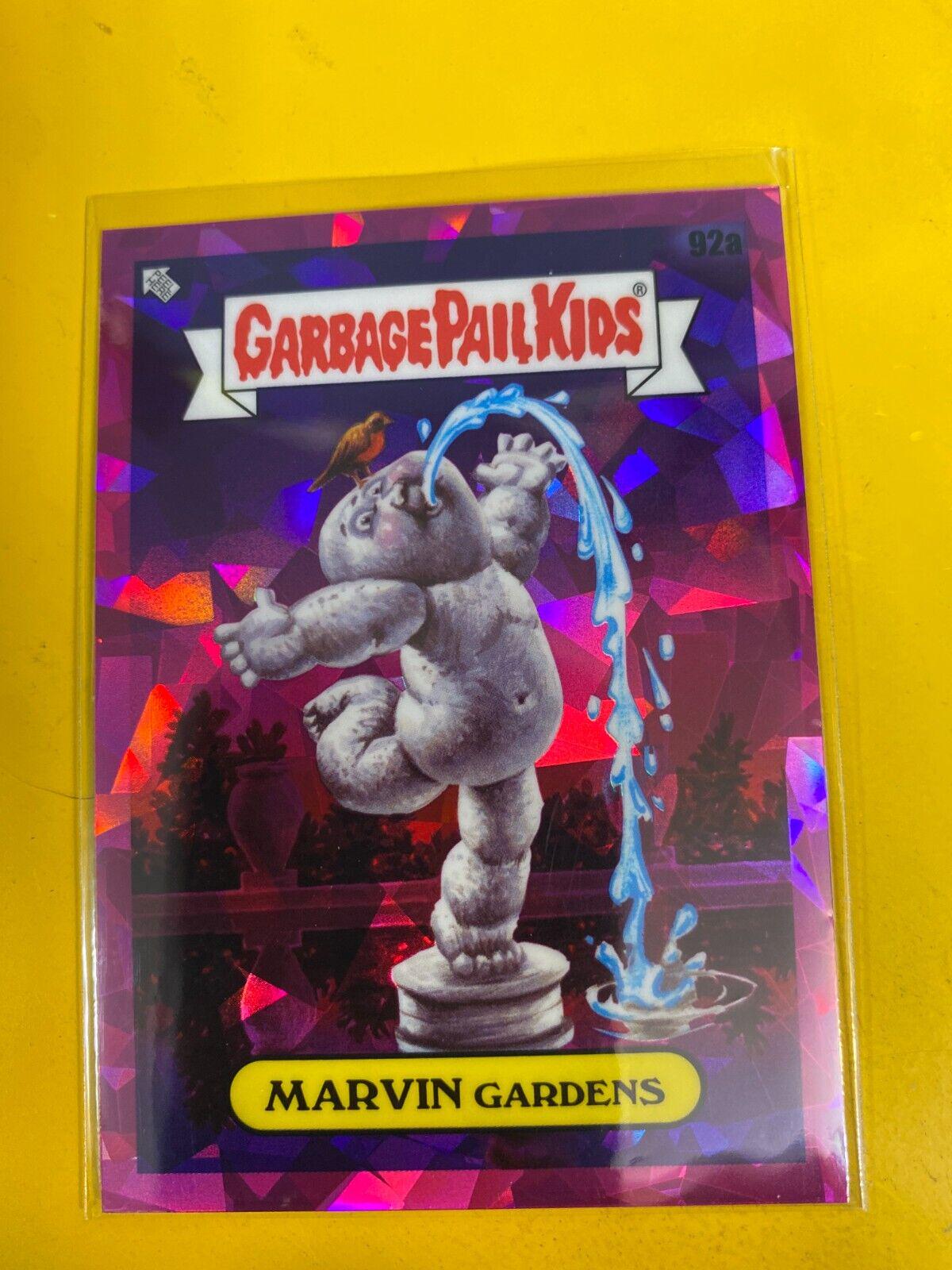 MARVIN Gardens [Fuschia] #92a Garbage Pail Kids 2021 Sapphire