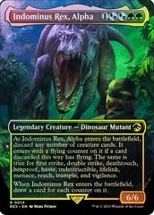 Indominus Rex, Alpha [Borderless Foil] #14 Magic Jurassic World Prices