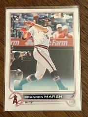 Brandon Marsh [Chrome] Baseball Cards 2022 Topps Prices