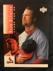Mark McGwire #2 of 30 Baseball Cards 1998 Upper Deck McGwire's Chase for 62 Prices