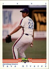 Tavo Alvarez #439 Baseball Cards 1992 Classic Best Prices