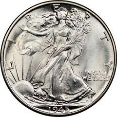 1945 Coins Walking Liberty Half Dollar Prices