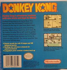 Box Back | Donkey Kong GameBoy