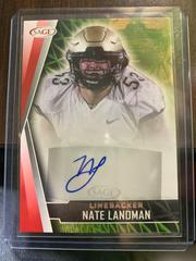 Nate Landman #A-NL Football Cards 2022 Sage Hit Autographs Prices