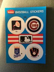 Braves, Cubs, Royals, Brewers Baseball Cards 1989 Fleer Baseball Stickers Prices