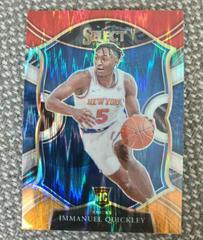 Immanuel Quickley [Red White Orange Flash] Basketball Cards 2020 Panini Select Prices