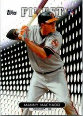 Manny Machado [Refractor] #80 Baseball Cards 2013 Finest Prices