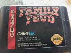 Cartridge (Front) | Family Feud Sega Genesis