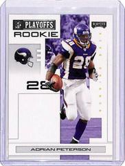 Adrian Peterson [Black] Football Cards 2007 Playoffs NFL Prices