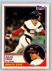 Julio Cruz #23T Baseball Cards 1983 Topps Traded Prices