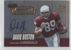 1999 Bowman's Best Locker Room Collection David Boston Autograph #RA4 Football Cards 1999 Bowman's Best Rookie Locker Room Autograph Prices