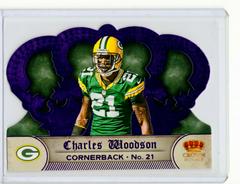 Charles Woodson [Purple] #4 Football Cards 2012 Panini Crown Royale Prices