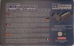 Backside Box | Gameboy Advance AC-DC adapter PAL GameBoy Advance