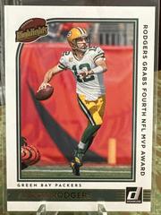 Aaron Rodgers Football Cards 2022 Panini Donruss Highlights Prices