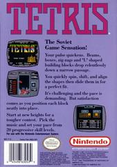 Tetris - Back | Tetris NES