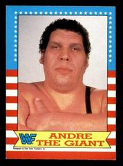 Andre the Giant Wrestling Cards 1987 O Pee Chee WWF Prices