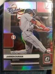 Jarren Duran [Holo] #TR-3 Baseball Cards 2022 Panini Donruss Optic The Rookies Prices