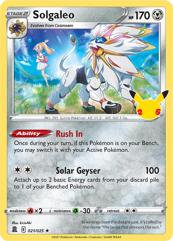 Solgaleo #21 Prices | Pokemon Celebrations | Pokemon Cards