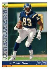 Anthony Miller #252 Football Cards 1993 Upper Deck Prices