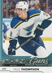 Tage Thompson #228 Hockey Cards 2017 Upper Deck Prices