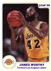 James Worthy #33 Basketball Cards 1986 Star Prices