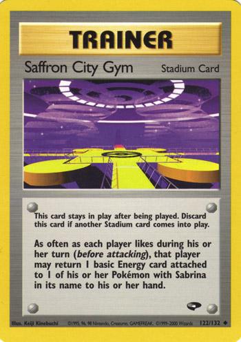Saffron City Gym #122 Cover Art