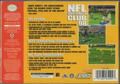 Back Of Box | NFL Quarterback Club 98 Nintendo 64