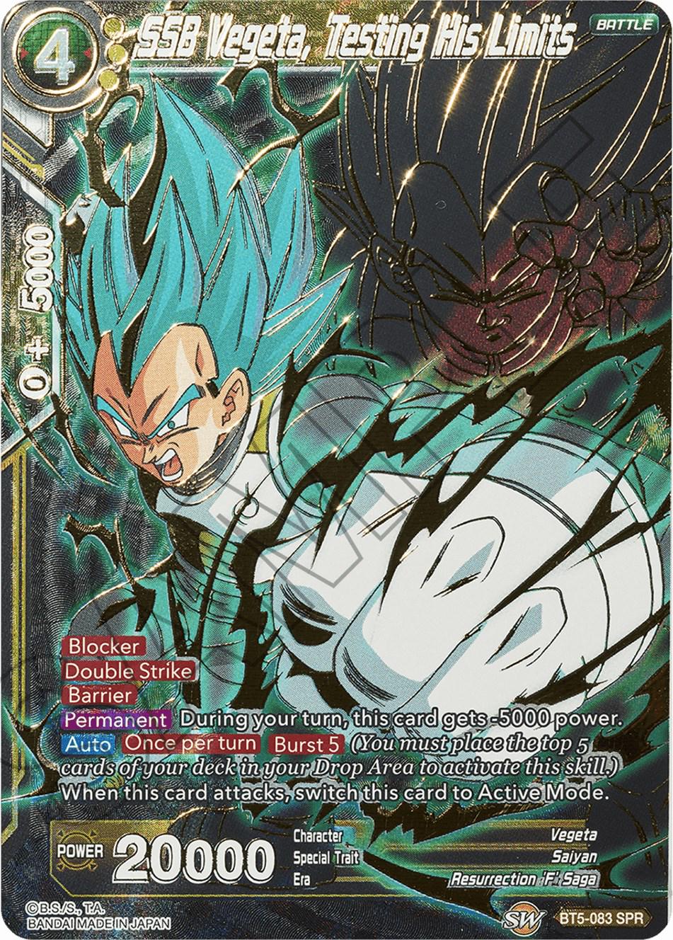 SSB Vegeta, Testing His Limits [SPR] BT5-083 Dragon Ball Super Miraculous Revival