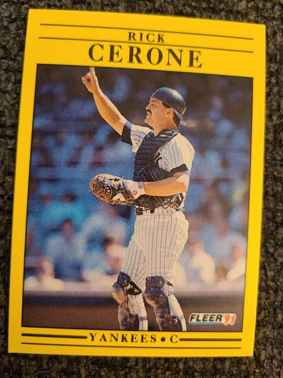 Rick Cerone Ungraded 1991 Fleer