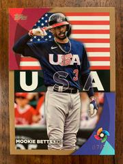 Mookie Betts [Gold] #WBC-6 Baseball Cards 2023 Topps World Classic Stars Prices