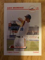 Dave Brundage #53 Baseball Cards 1991 Impel Line Drive Prices