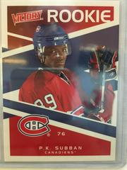 PK Subban Hockey Cards 2010 Upper Deck Victory Prices