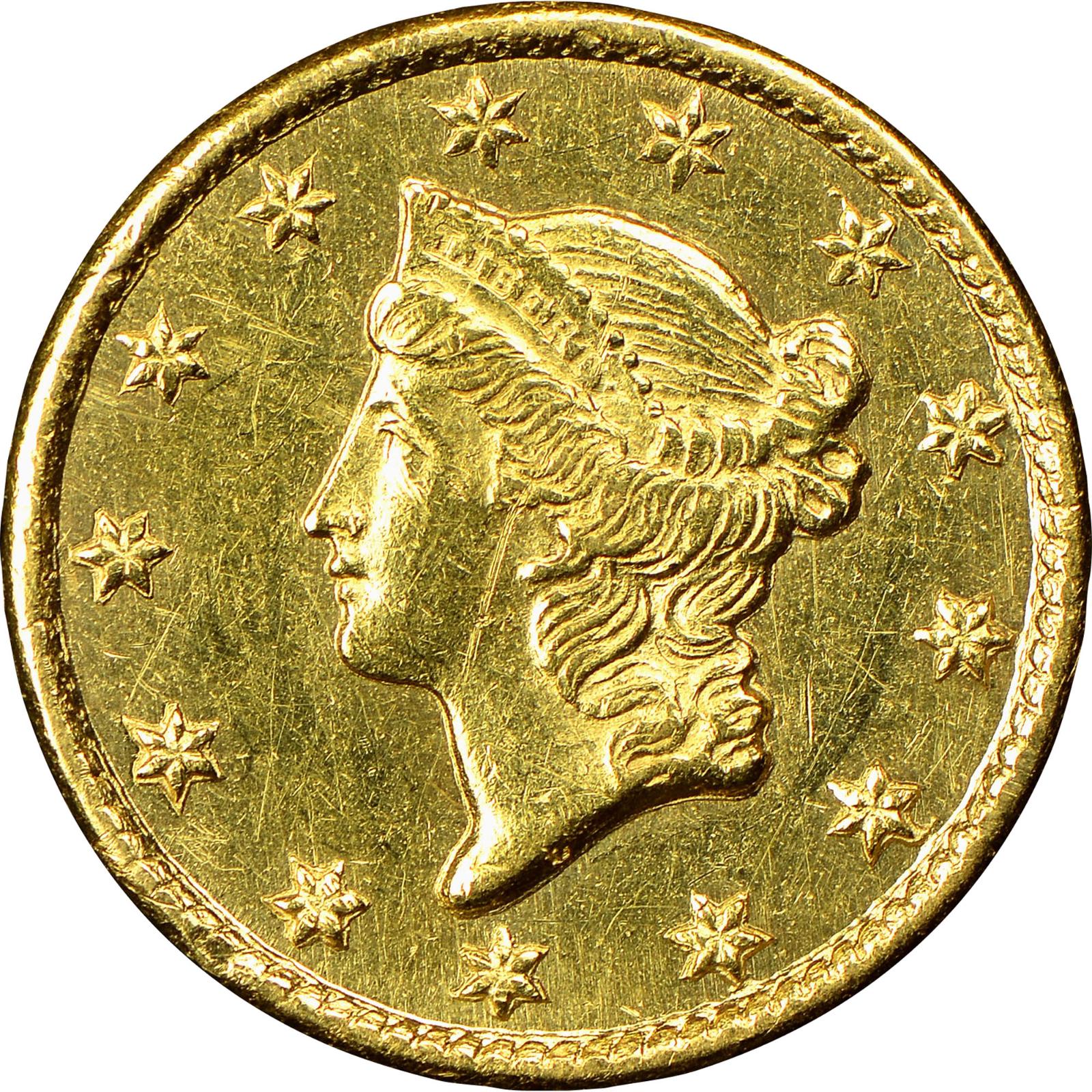 1850 C Coins Gold Dollar