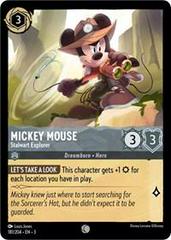 Mickey Mouse - Stalwart Explorer Lorcana Into the Inklands Prices