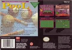 Championship Pool - Back | Championship Pool Super Nintendo