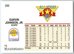 Back Side | Magic Johnson [All Star] Basketball Cards 1991 Hoops