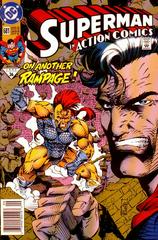 Action Comics [Newsstand] #681 (1992) Comic Books Action Comics Prices