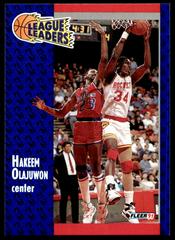 Hakeem Olajuwon #223 Basketball Cards 1991 Fleer Prices