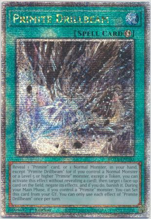 Primite Drillbeam [Quarter Century Secret Rare] ROTA-EN060 YuGiOh Rage of the Abyss