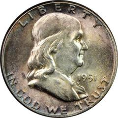 1951 Coins Franklin Half Dollar Prices