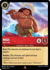 Maui - Hero to All [Foil] #114 Lorcana First Chapter Prices